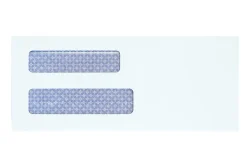 Quality Park® #9 Reveal-N-Seal® Business Security Double-Window Envelopes, Left Windows (Top/Bottom), Self Seal, White, Box Of 500