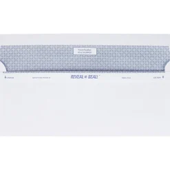 Quality Park® #10 Reveal-N-Seal Business Security Window Envelopes, Bottom Left Window, Self-Sealing, White, Box Of 500