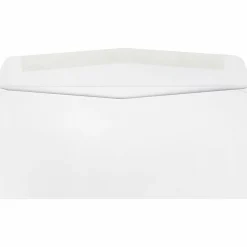 Quality Park® #10 Right Window Envelopes, Bottom Left, Gummed Seal, White, Box Of 500