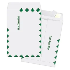 Quality Park® Ship-Lite Catalog Envelopes, First Class, 9" x 12", Self-Adhesive, White, Box Of 100