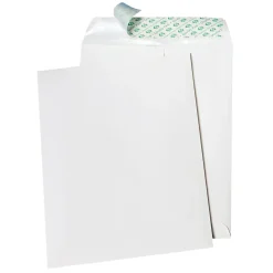 Quality ParkĀ® Tech-No-Tear Catalog Envelopes, 10" x 13", Self-Adhesive, White, Box Of 100
