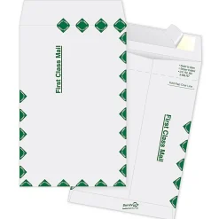 Quality Park® Tyvek® Envelopes, First Class, 6" x 9", White, Box Of 100