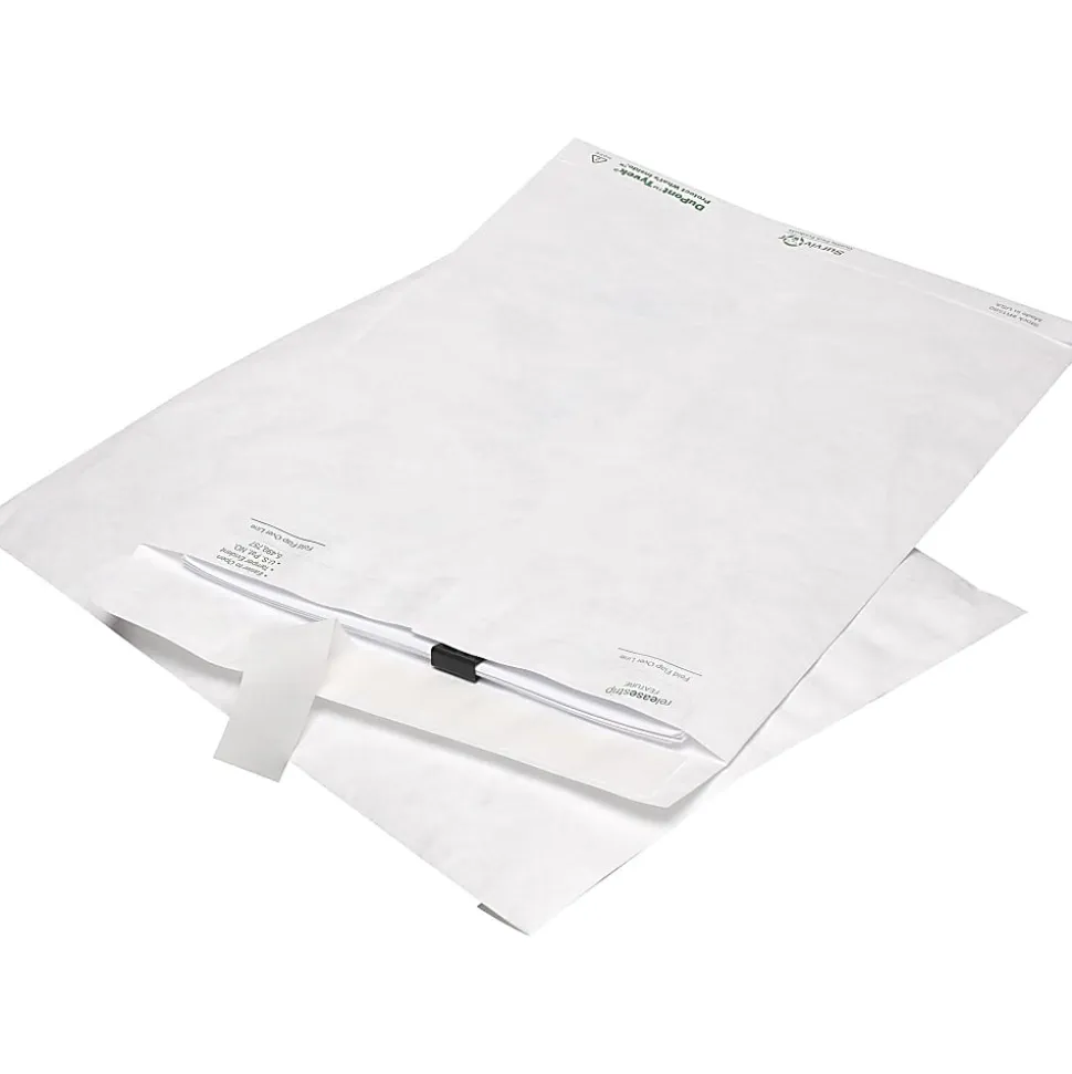Quality Park® Tyvek® Envelopes, 10" x 15", White, Box Of 100