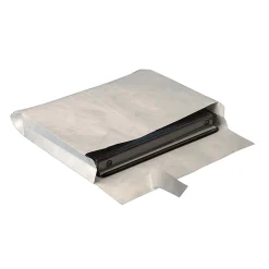 Quality Park® Tyvek® Grip-Seal® Expansion Envelopes, 10" x 15" x 2", Open Side, Self-Sealing, White, Box Of 100