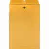 Quality Park 10 x 15 Clasp Envelopes with Deeply Gummed Flaps - Clasp - #98 - 10" Width x 15" Length - 28 lb - Gummed - Kraft - Kraft - 100 / Box