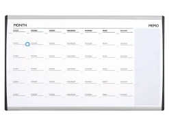 Quartet® ARC™ Magnetic Dry-Erase Calendar For Cubicles, 18