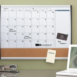 Quartet® Calendar Magnetic Dry-Erase Whiteboard, 17