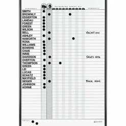 Quartet® Classic DuraMax® Magnetic Dry-Erase In/Out Board, 24" x 36", Aluminum Frame With Black Finish