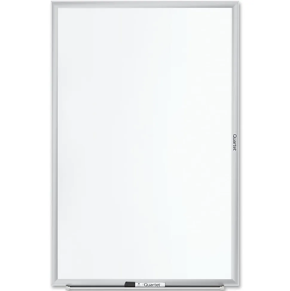 Quartet® Classic Magnetic Dry-Erase Whiteboard, 36" x 48", Aluminum Frame With Silver Finish