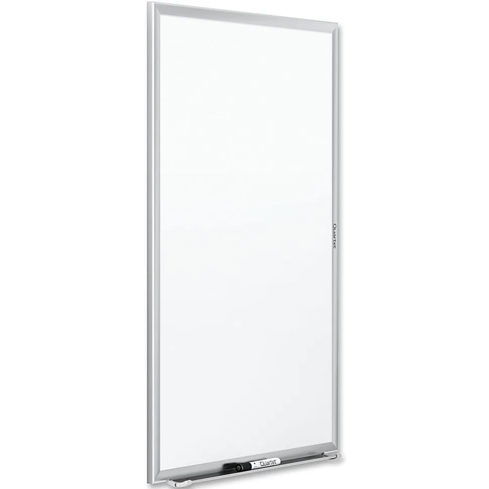 Quartet® Classic Magnetic Dry-Erase Whiteboard, 36" x 48", Aluminum Frame With Silver Finish