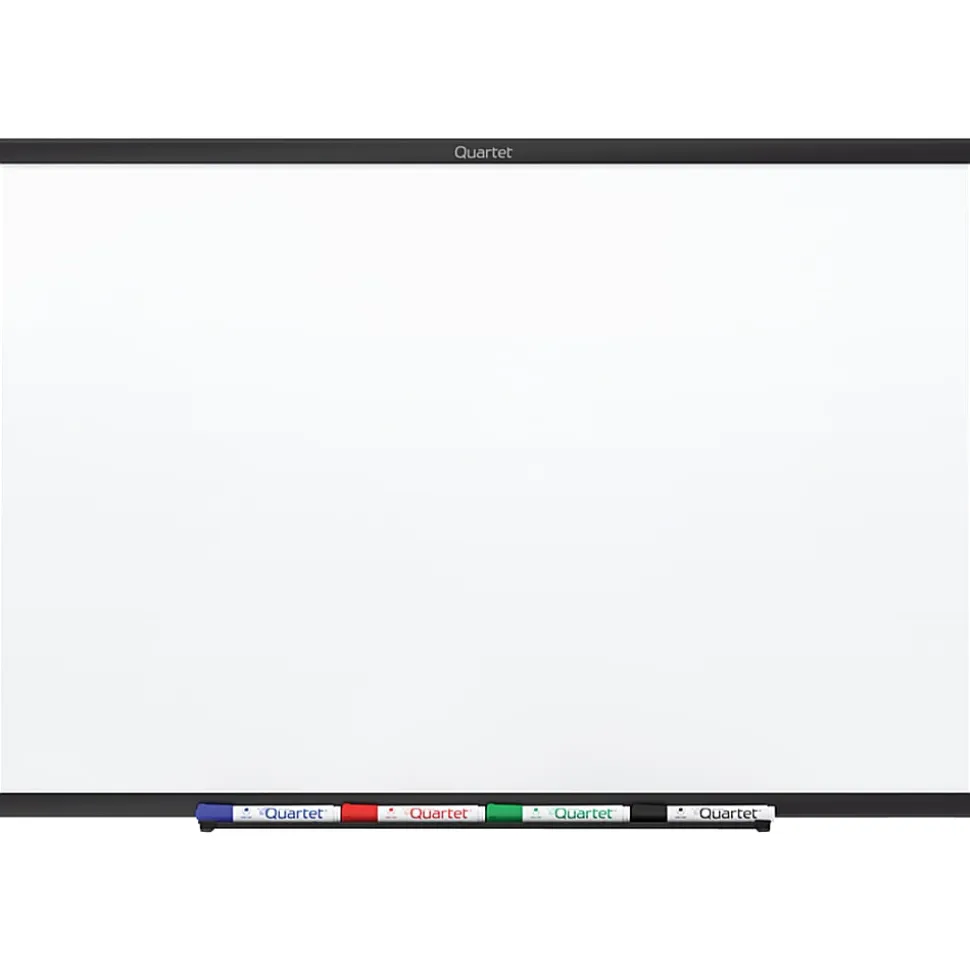 Quartet® Classic Magnetic Dry-Erase Whiteboard, 48" x 36", Aluminum Frame With Black Finish