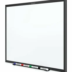 Quartet® Classic Magnetic Dry-Erase Whiteboard, 48" x 72", Aluminum Frame With Black Finish