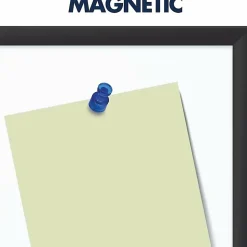 Quartet® Classic Magnetic Dry-Erase Whiteboard, 48" x 72", Aluminum Frame With Black Finish