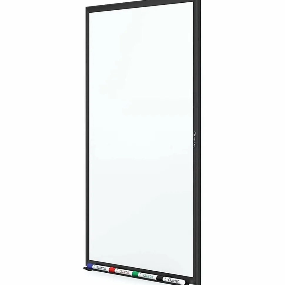 Quartet® Classic Magnetic Dry-Erase Whiteboard, 48" x 72", Aluminum Frame With Black Finish