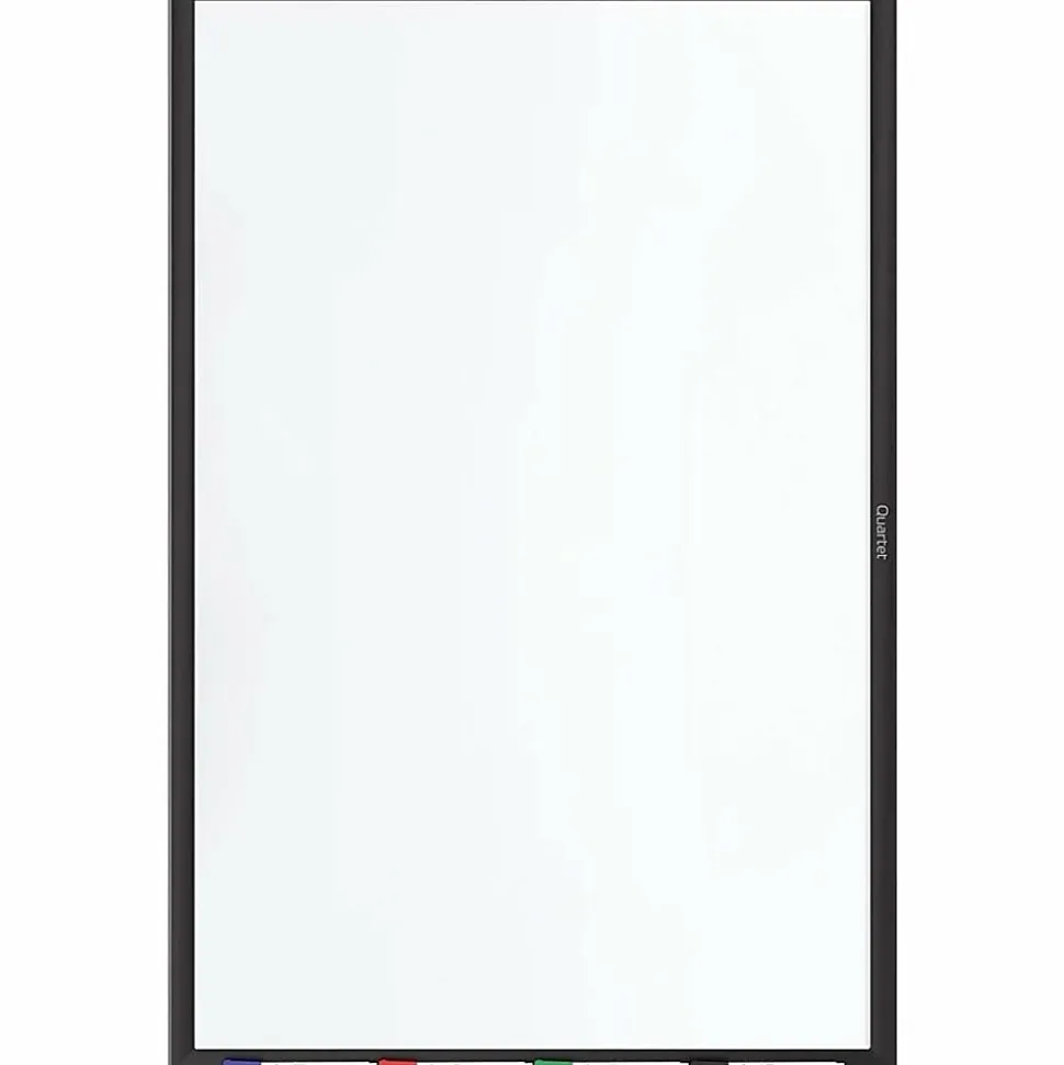 Quartet® Classic Magnetic Dry-Erase Whiteboard, 48" x 72", Aluminum Frame With Black Finish