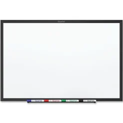 Quartet® Classic Magnetic Dry-Erase Whiteboard, 60" x 36", Aluminum Frame With Black Finish