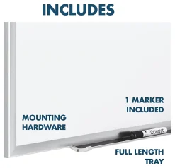 Quartet® Classic Porcelain Magnetic Dry-Erase Whiteboard, 60
