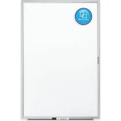 Quartet® Classic Total Erase® Non-Magnetic Melamine Dry-Erase Whiteboard, 36" x 24", Aluminum Frame With Silver Finish