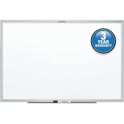 Quartet® Classic Total Erase® Non-Magnetic Melamine Dry-Erase Whiteboard, 48" x 36", Aluminum Frame With Silver Finish