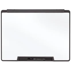 Quartet® Cubicle Motion Dry-Erase Whiteboard, 36" x 24", Aluminum Frame With Black Finish