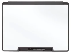 Quartet® Cubicle Motion Dry-Erase Whiteboard, 36" x 24", Aluminum Frame With Black Finish
