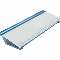 Quartet Dots Glass Dry-Erase Desktop Computer Pad - 18" (1.5 ft)x 6" (0.5 ft) - White/Blue Glass Surface - Rectangle - Horizontal - Desktop - 1 Each