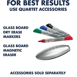 Quartet® Dry-Erase Desktop Computer Pad, 18" x 6", White