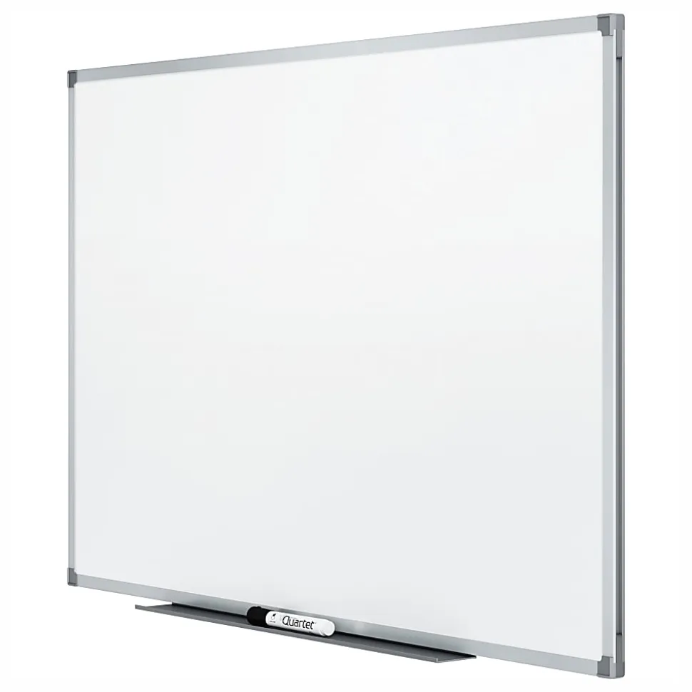 Quartet® DuraMax® Magnetic Dry-Erase Whiteboard, 48" x 36", Aluminum Frame With Silver Finish