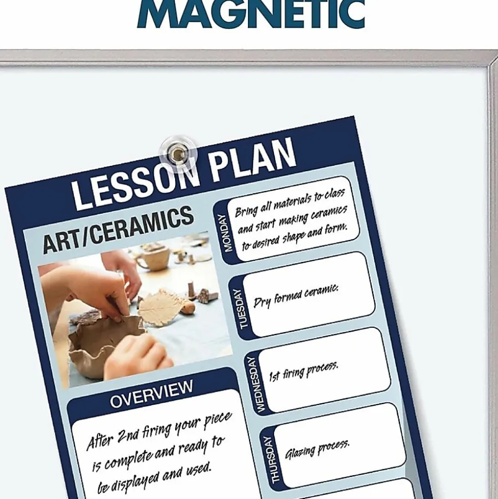 Quartet® DuraMax® Magnetic Dry-Erase Whiteboard, 72" x 48", Aluminum Frame With Silver Finish