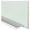 Quartet® Element™ Framed Magnetic Glass Dry-Erase Whiteboard, 85" x 48", Aluminum Frame With Silver Finish