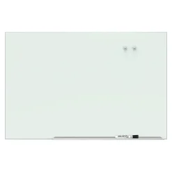 Quartet® Element™ Framed Magnetic Glass Dry-Erase Whiteboard, 85