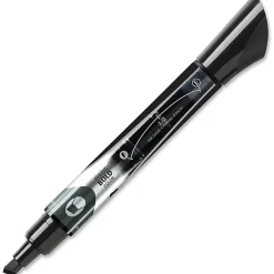 Quartet® EnduraGlide® Dry-Erase Markers, Chisel, Black, Pack Of 12