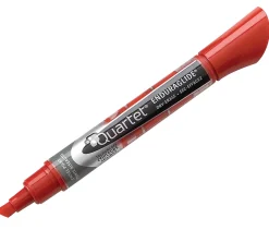 Quartet® EnduraGlide® Dry-Erase Markers, Chisel, Assorted Colors, Pack Of 4