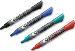 Quartet® EnduraGlide® Dry-Erase Markers, Chisel, Assorted Colors, Pack Of 4