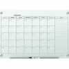 Quartet® Infinity™ Glass Magnetic Unframed Monthly Calendar Whiteboard, 36" x 48", White