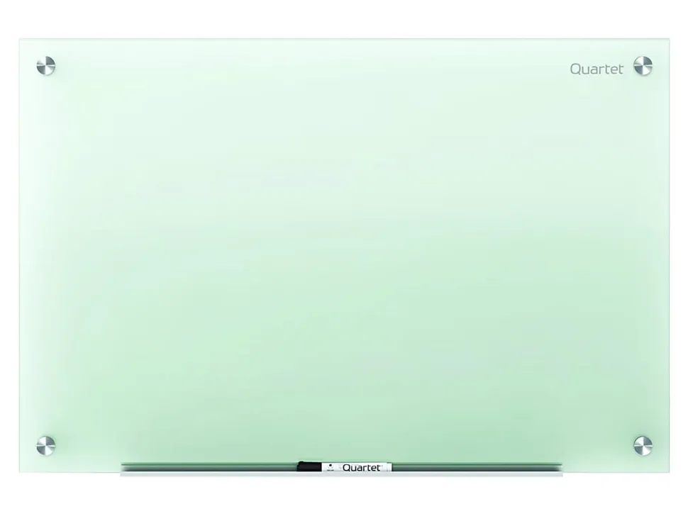 Quartet Infinity® Glass Unframed Non-Magnetic Dry-Erase Whiteboard, 96" x 48", Frosted White