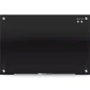 Quartet Infinity® Magnetic Glass Marker Unframed Whiteboard, 72" x 48", Black
