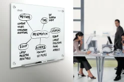 Quartet Infinity® Magnetic Glass Unframed Dry-Erase Whiteboard, 72" x 48", White