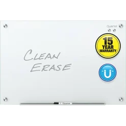 Quartet Infinity® Magnetic Glass Unframed Dry-Erase Whiteboard, 36" x 24", White