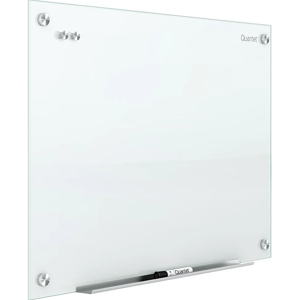 Quartet Infinity® Magnetic Glass Unframed Dry-Erase Whiteboard, 36" x 24", White