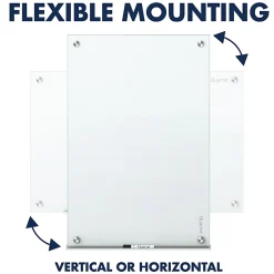 Quartet Infinity® Magnetic Glass Unframed Dry-Erase Whiteboard, 36
