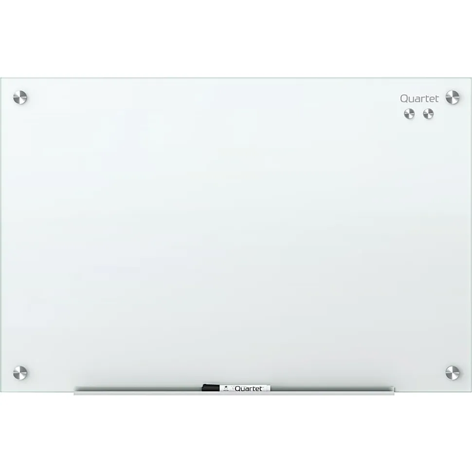Quartet® Infinity™ Magnetic Glass Unframed Dry-Erase Whiteboard, 24" x 18", White
