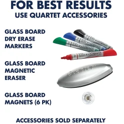 Quartet Infinity® Tempered Glass Unframed Non-Magnetic Dry-Erase Whiteboard, 72