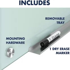 Quartet Infinity® Tempered Glass Unframed Non-Magnetic Dry-Erase Whiteboard, 48