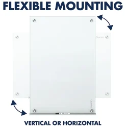 Quartet® Infinity™ Unframed Glass Non-Magnetic Dry-Erase Whiteboard, 96