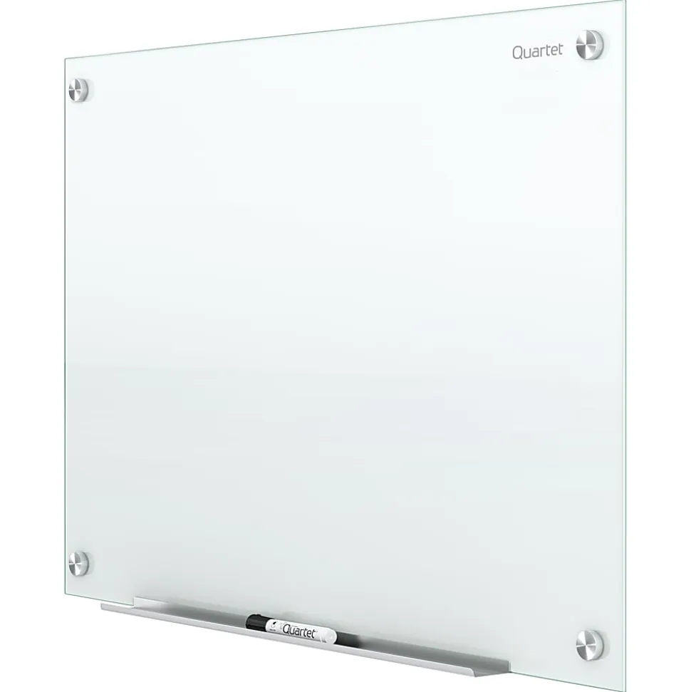 Quartet® Infinity™ Unframed Glass Non-Magnetic Dry-Erase Whiteboard, 96" x 48", White