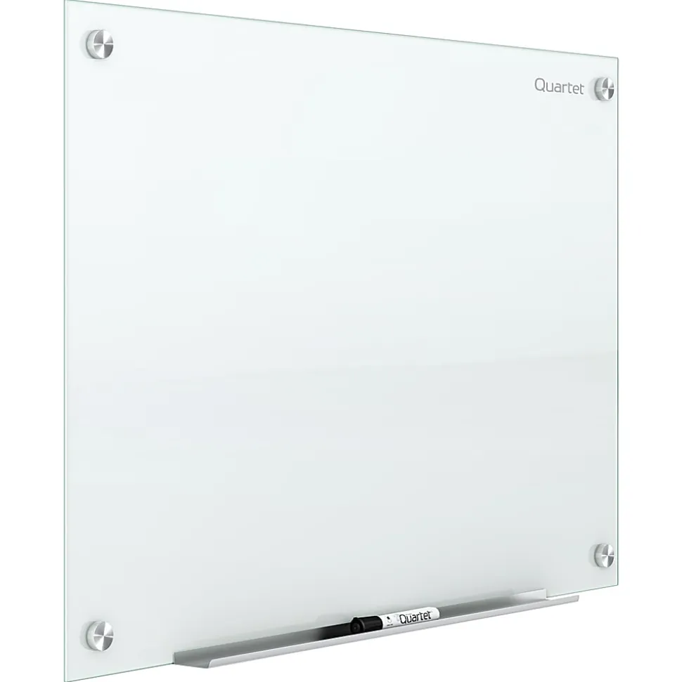 Quartet® Infinity™ Unframed Glass Non-Magnetic Dry-Erase Whiteboard, 96" x 48", White