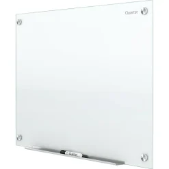 Quartet Infinity® Unframed Glass Non-Magnetic Dry-Erase Whiteboard, 48" x 36", White