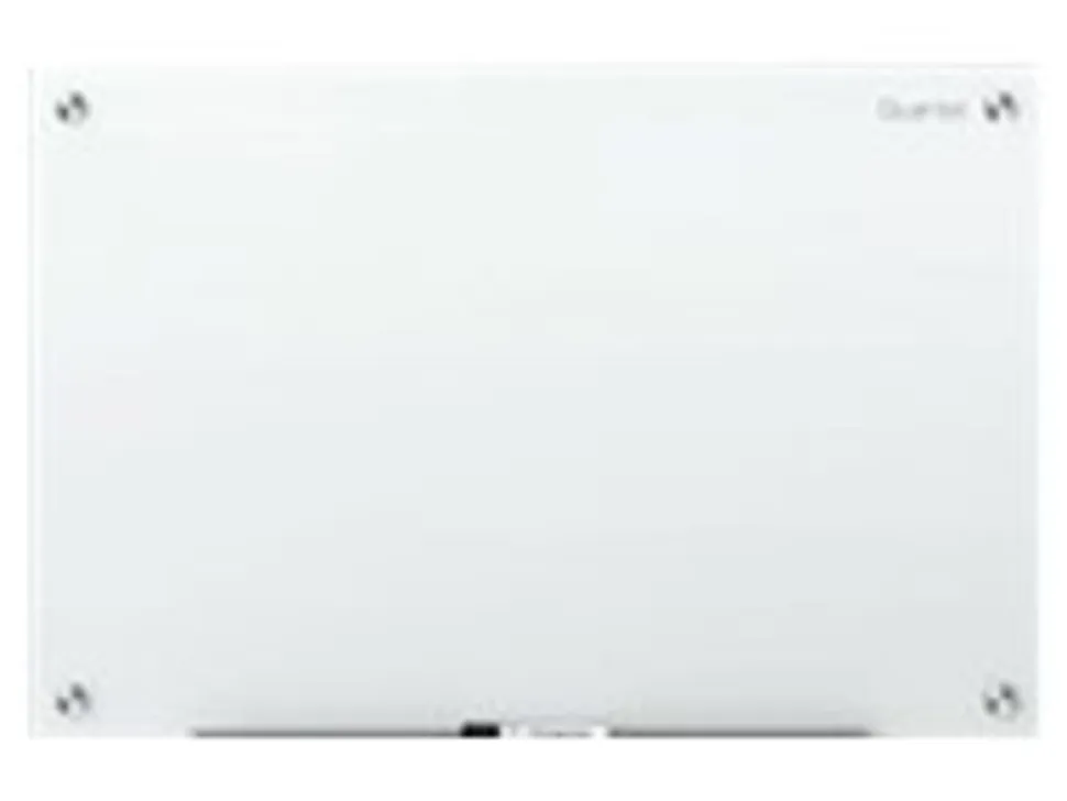 Quartet Infinity® Unframed Glass Non-Magnetic Dry-Erase Whiteboard, 48" x 36", White