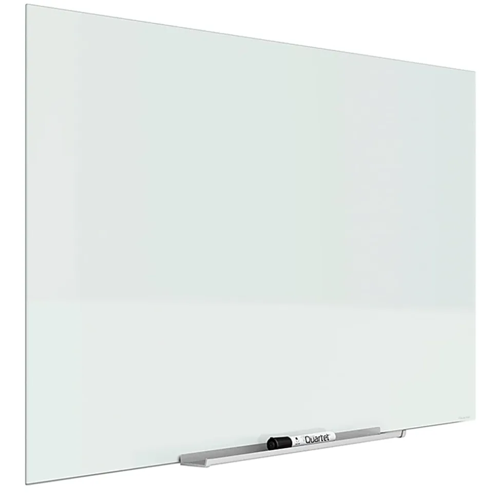 Quartet® InvisaMount™ Magnetic Unframed Dry-Erase Whiteboard, 85" x 48", White